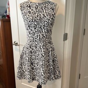 Forever 21, cute black and white floral dress.